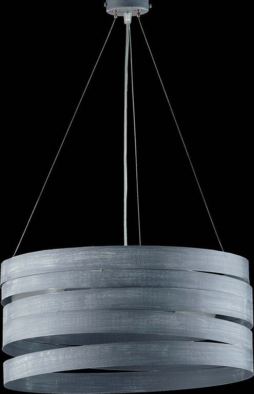 Sospensione-moderna-3-Luci-Fasce-circolari-Ferro-Shabby-Grigio-Serie-Mambo