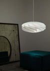 Sospensione-Moderna-3-Luci-Flat-In-Polilux-Bianco-D70-Made-In-Italy
