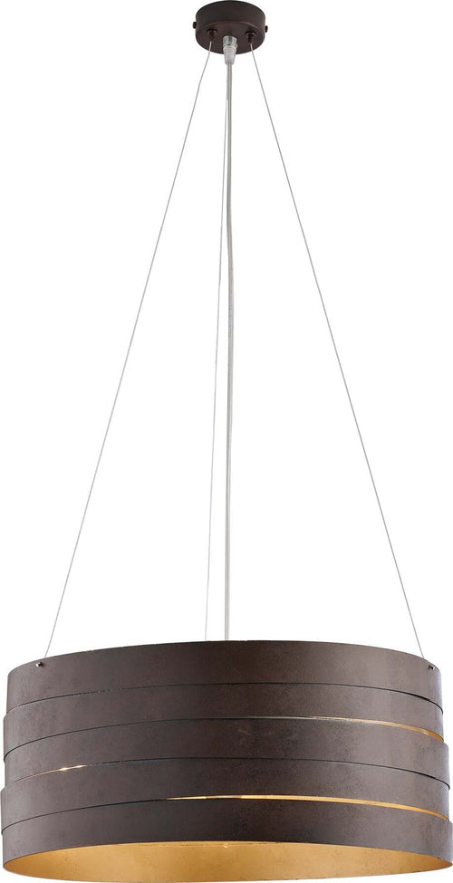 Sospensione-Moderna-3-Luci-Mambo-Fasce-Circolari-Ferro-Ruggine-Oro