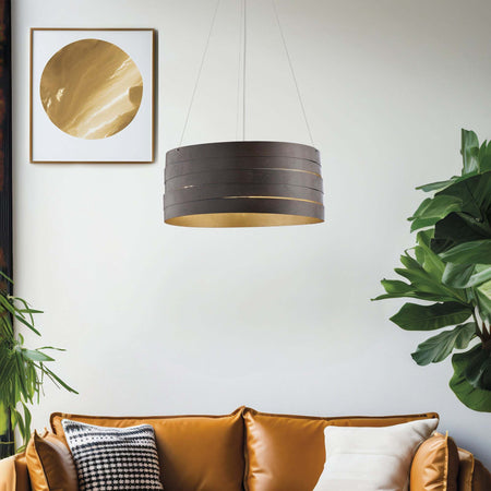 Sospensione-Moderna-3-Luci-Mambo-Fasce-Circolari-Ferro-Ruggine-Oro