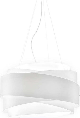 Sospensione-Moderna-5-Luci-Bea-In-Polilux-Bianco-D60-Made-In-Italy