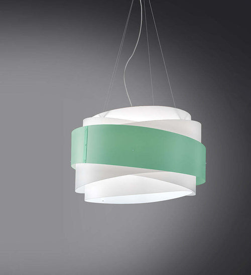 Sospensione-Moderna-5-Luci-Bea-In-Polilux-Verde-D60-Made-In-Italy