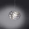 Sospensione-Moderna-5-Luci-Cloud-D100-In-Polilux-Silver-Made-In-Italy