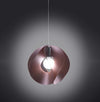 Sospensione-Moderna-A-1-Luce-Atom-In-Polilux-Rosa-Metallico-D54-Made-In-Italy