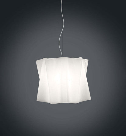 Sospensione-Moderna-A-1-Luce-Folio-In-Polilux-Bianco-D40-Made-In-Italy