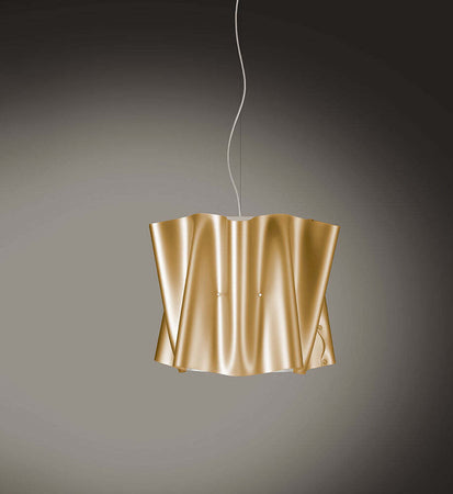 Sospensione-Moderna-A-1-Luce-Folio-In-Polilux-Oro-D40-Made-In-Italy
