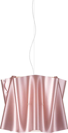 Sospensione-Moderna-A-1-Luce-Folio-In-Polilux-Rosa-Metallico-D40-Made-In-Italy