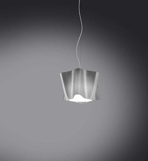 Sospensione-Moderna-A-1-Luce-Folio-In-Polilux-Silver-D25-Made-In-Italy