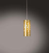 Sospensione-Moderna-A-1-Luce-Pois-In-Polilux-Bicolor-Oro-Made-In-Italy