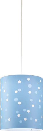 Sospensione-Moderna-A-1-Luce-Pois-Xl-In-Polilux-Bicolor-Blu'-Made-In-Italy