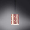 Sospensione-Moderna-A-1-Luce-Pois-Xl-In-Polilux-Bicolor-Rosa-Metallico-Made-In-Italy