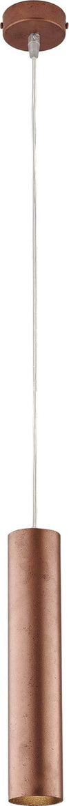 Sospensione-Moderna-A-Cilindro-Dag-1-Luce-Gu10-In-Ferro-Laccato-Rame