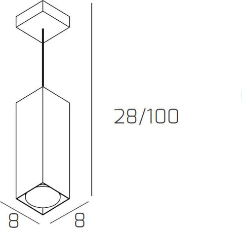 Sospensione-Moderna-Area-Metallo-Bianco-Metallo-1-Luce-Gx53-25Cm