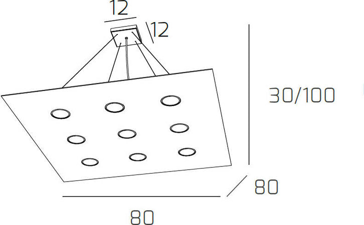 Sospensione-Moderna-Area-Metallo-Bianco-Metallo-9-Luci-Gx53