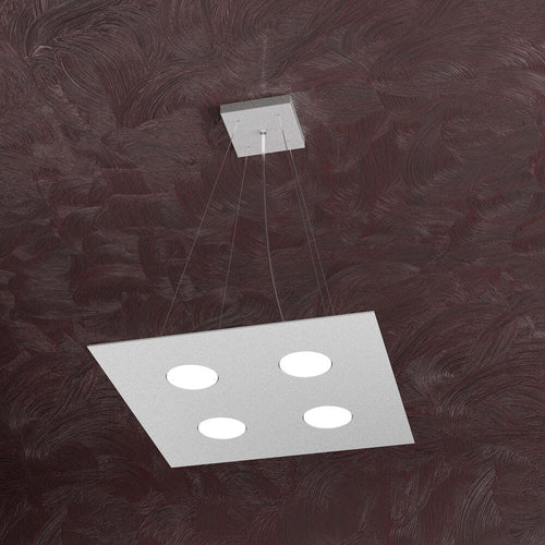 Sospensione-Moderna-Area-Metallo-Grigio-Metallo-4-Luci-Gx53