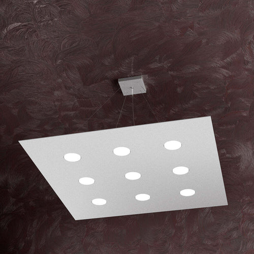 Sospensione-Moderna-Area-Metallo-Grigio-Metallo-9-Luci-Gx53