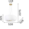Sospensione-Moderna-Arizona-Vetro-Bianco-5-Luci-Gx53-9W-3000K-Luce-Calda