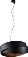 Sospensione-Moderna-Astro-2-Luci-Ferro-Laccato-Nero-Con-Oro