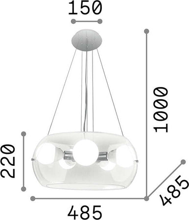 Sospensione-Moderna-Audi-10-Metallo-Fumè-5-Luci-E27