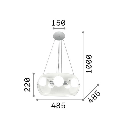 Sospensione-Moderna-Audi-10-Metallo-Trasparente-5-Luci-E27