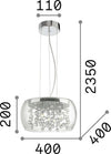 Sospensione-Moderna-Audi-80-Metallo-Fumè-5-Luci-G9-3W-3000K-Luce-Calda