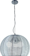 Sospensione-Moderna-Basket-Alluminio-E-Metallo-Grigio-3-Luci-E27-50Cm