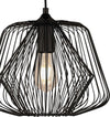 Sospensione-Moderna-Bell-Acciaio-Nero-1-Luce-E27