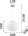 Sospensione-Moderna-Candy-Vetro-Bianco-1-Luce-E27-D50Cm