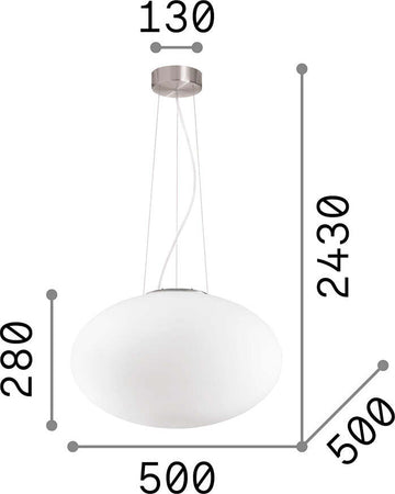 Sospensione-Moderna-Candy-Vetro-Bianco-1-Luce-E27-D50Cm