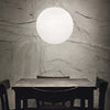 Sospensione-Moderna-Carta-Metallo-Bianco-1-Luce-E27-D40Cm