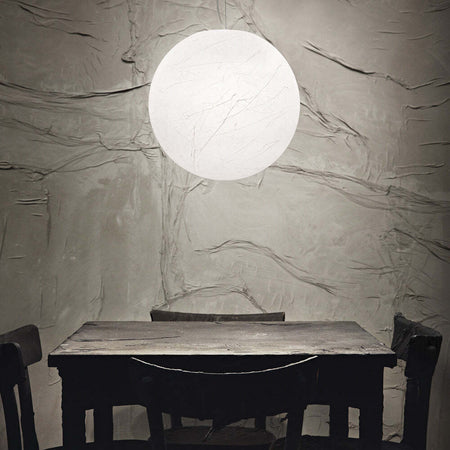 Sospensione-Moderna-Carta-Metallo-Bianco-1-Luce-E27-D40Cm