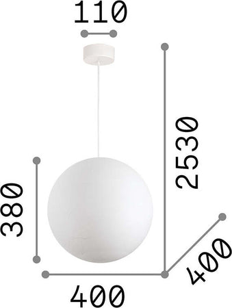 Sospensione-Moderna-Carta-Metallo-Bianco-1-Luce-E27-D40Cm