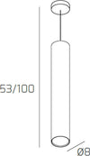 Sospensione-Moderna-Cilindrica-Shape-Metallo-Bianco-1-Luce-Gx53-50Cm
