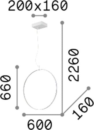 Sospensione-Moderna-Circus-Metallo-Nero-Led-33W-3000K
