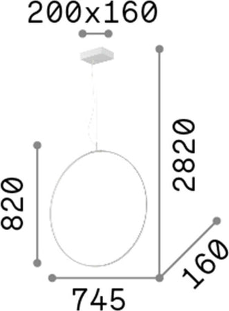 Sospensione-Moderna-Circus-Metallo-Nero-Led-36W-3000K