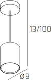 Sospensione-Moderna-Cloud-Metallo-Grigio-1-Luce-Gx53-10Cm