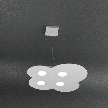 Sospensione-Moderna-Cloud-Metallo-Grigio-4-Luci-Gx53