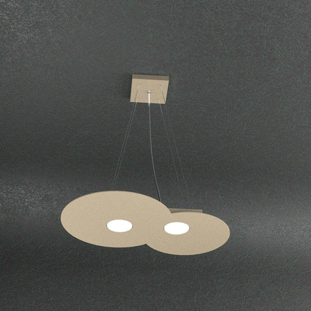 Sospensione-Moderna-Cloud-Metallo-Sabbia-2-Luci-Gx53