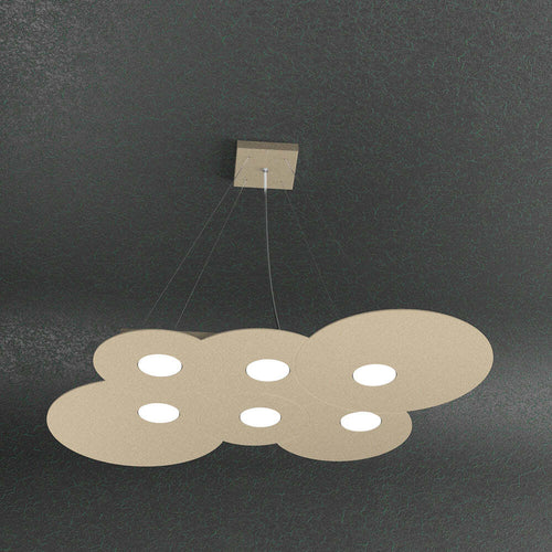 Sospensione-Moderna-Cloud-Metallo-Sabbia-6-Luci-Gx53