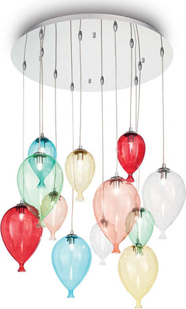 Sospensione-Moderna-Clown-Metallo-Multicolor-12-Luci-G9-3W-3000K-Luce-Calda