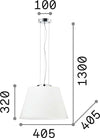 Sospensione-Moderna-Cylinder-Metallo-Bianco-1-Luce-E27