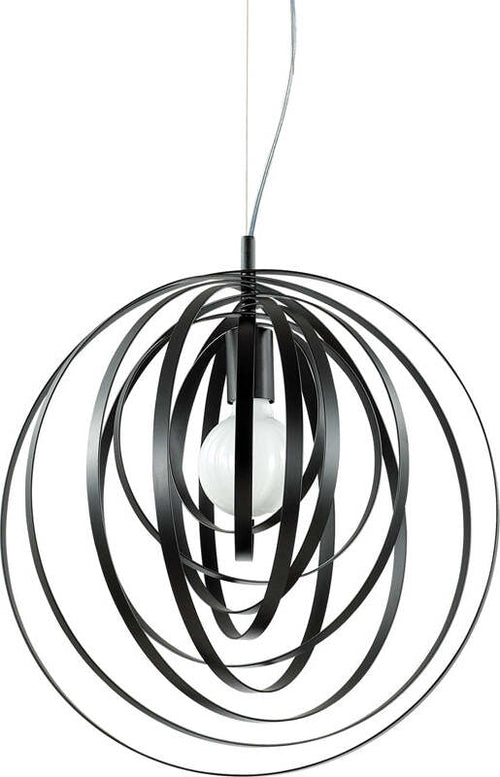 Sospensione-Moderna-Disco-Metallo-Nero-1-Luce-E27