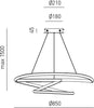 Sospensione-Moderna-Diva-Alluminio-Oro-Spazzolato-1-Luce-Led-80W