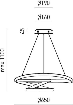 Sospensione-Moderna-Diva-Alluminio-Titanio-1-Luce-Led-44W