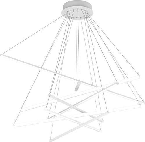 Sospensione-Moderna-Dna-Alluminio-Bianco-Led-50W