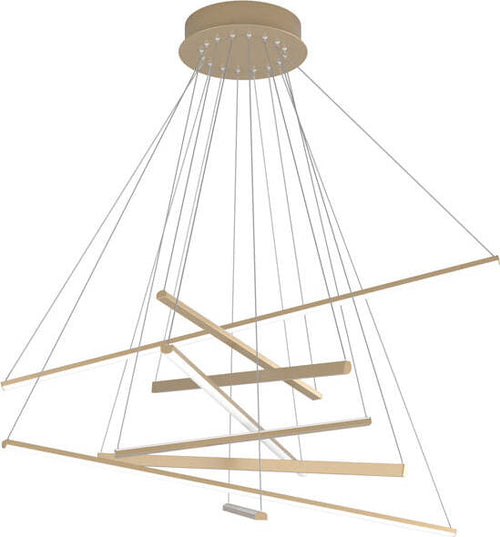 Sospensione-Moderna-Dna-Alluminio-Oro-Led-80W