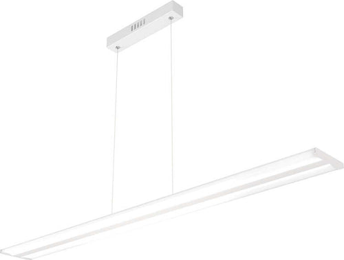 Sospensione-Moderna-Double-Track-Metallo-Bianco-E-Diffusore-Acrilico-Led-40W