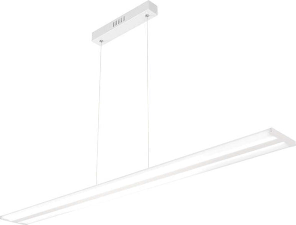 Sospensione-Moderna-Double-Track-Metallo-Bianco-E-Diffusore-Acrilico-Led-40W