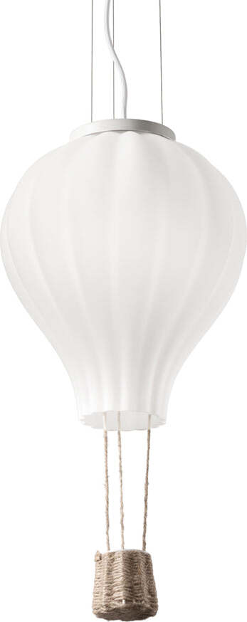 Sospensione-Moderna-Dream-Corda-Bianco-1-Luce-E27-D30Cm
