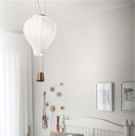 Sospensione-Moderna-Dream-Corda-Bianco-1-Luce-E27-D30Cm